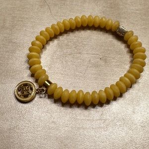 Rustic Cuff yellow bracelet